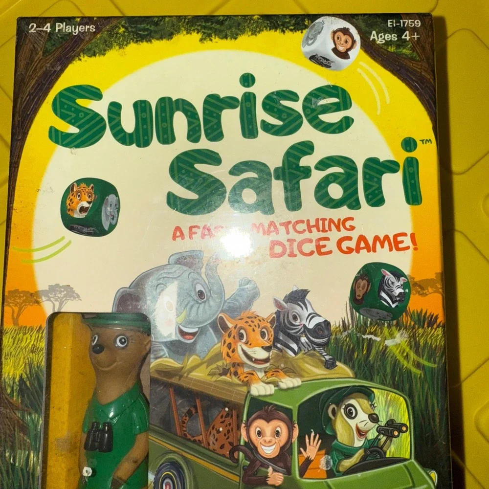Educational Insights Sunrise‎ Safari A Fast Matching Dice Game Ages 4+
